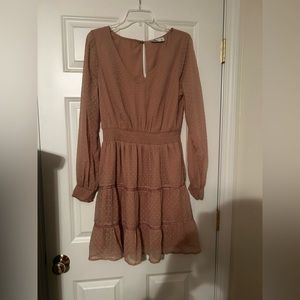 Pink Hollister long sleeve dress